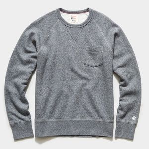 Todd Snyder + Champion Midweight Pocket Sweatshirt - Salt & Pepper